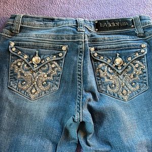 L.A. Idol rhinestone jeans